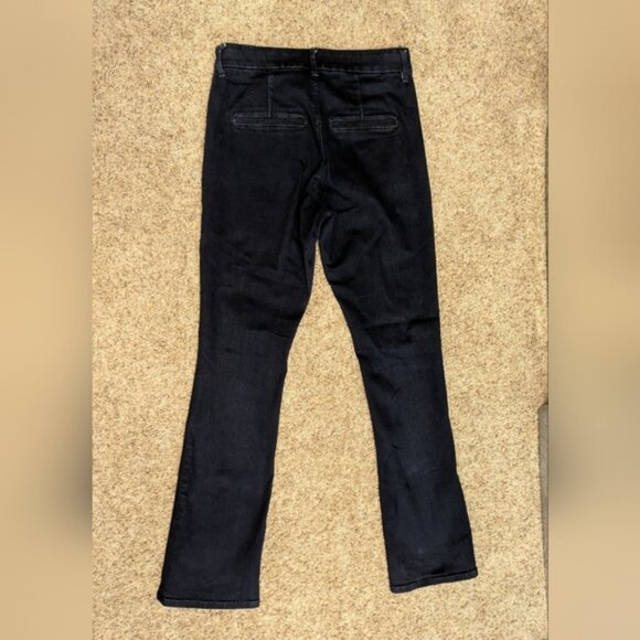 Express Dark Wash Denim Perfect Barely Boot High Rise Jeans - Picture 6 of 6